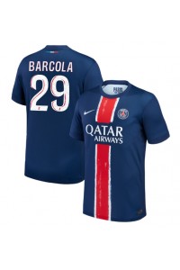 Paris Saint-Germain Bradley Barcola #29 Fotballdrakt Hjemme Klær 2024-25 Korte ermer